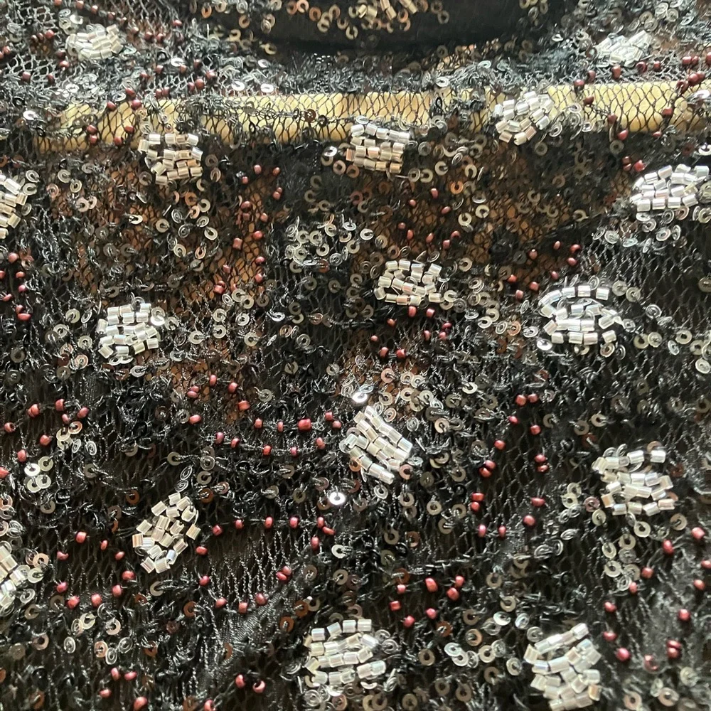 Zara Limited Edition Black  Midi Embellished dress.  NWOT size M/L - Picture 11 of 16